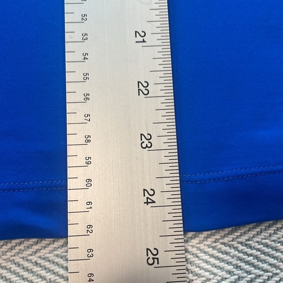 CHICOS Blue Sleeveless Tank Top Chico’s Sz 3 XL Pit to Pit 21 5/8” Preworn - Picture 7 of 14